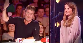 31-year-old Sian Pattison was nervous to step onto the Britain's Got Talent stage. She thought someone might tell her that she was 'no good.' So imagine her nerves when Simon stopped her at the start of her audition and made her change songs. But Sian blew everyone away with her beauty and talent. What a class act!