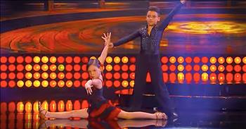 I think we can all agree that these 2 tiny dancers have some big talent. This fancy footwork is absolutely amazing and you can really see their skill and precision. With talent like this at such a young age, this dynamic duo will go far!