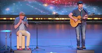 When this duo stepped on the Belgium's Got Talent stage, they performed a very unique audition. These street performers used simple instruments to accompany their original song. And the result is absolutely amazing. I'm so glad the judges liked this as much as I did!