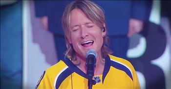 Country singer Keith Urban maintains dual citizenship in the U.S. and Australia. But in all his time in America, he's never sang The National Anthem live. Now, Keith is taking his turn with this iconic song and he definitely knocked it out of the park. I hope we hear this a lot more!