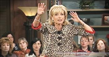 Christian speaker and writer Beth Moore has always been open about the pain of her past and she often shares her testimony of abuse. Beth hopes that her story will touch others and help inspire survivors to share what God has done in their lives. Well at one speaking event that is exactly what happened. Beth had just finished sharing when a little girl marched up to her and said "I was abused too." Beth's initial instinct was to hold that little girl tight, but the Holy Spirit led her to do something she never would have thought of on her own. This powerful exchange is such a beautiful reminder to all of us to hold our heads high and show what God can do in our lives!
