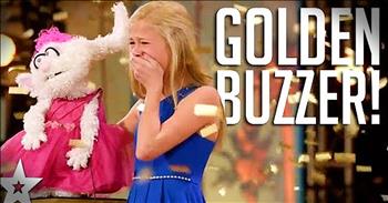 12-year-old Darci Lynne has always dreamed of being on the America's Got Talent stage. As a singing ventriloquist, she knows she is part of a dying art and wants to keep ventriloquism alive. And with her bunny partner, Darci had no trouble impressing the judges with her incredible vocal skills. She was so well-loved that judge Mel B just had to hit that golden buzzer. I can't wait to see what Darci and her puppet do next!