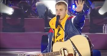 Singer Justin Bieber recently performed in the One Love Manchester concert event held to raise money for victims of the Manchester attacks just a few weeks ago. In the middle of his performance, Justin had to stop singing and share some words of faith with the crowd. And when you hear him say that God is good even through the darkness and evil, I couldn't help but say amen. I'm so glad he was able to share this powerful message to thousands across the world. 