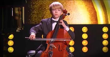 Keenan may be young but that isn't stopping him from dominating the cello game. Today, he's showcasing his amazing talent on the Little Big Shot stage and it's absolutely incredible. There is so much emotion and feeling in his performance that you can't help but be impressed. If Keenan is this good now, I can't imagine what he will be like in a few years. Wow!
