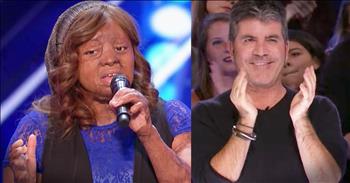 Kechi was only 16 years old when she was in a horrific plane crash that took the lives of 107 people. She was one of only two survivors from the crash that left her battling to heal physically and emotionally. Kechi was trapped in her hospital bed bandaged from head to foot unable to walk music was her escape. Though she always loved to sing her passion only grew stronger while healing! And now she is taking a leap of faith and auditioning for America's Got Talent. And her version of 'Thinking Out Loud' brought the crowd to their feet. What an incredible moment!