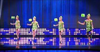 The Diabolos are part dance troop, part yo-yo team, and one hundred percent incredible. When these little girls came out onto the Little Big Shots stage I wasn't sure what to expect. But when they started their incredible yo-yo performance I was absolutely mesmerized. I can bet you've never seen anything like this! This is truly amazing.