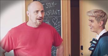 Troy has always been an incredible dad and coach for his son's hockey team. But one day he arrived home and was met by his son Darian's doctor. Troy received news that would change his life forever, Darian has cancer. Heartbroken, Troy, his wife Neda and Darian packed up and left immediately for the hospital that could hopefully save his son's life. They desperately wanted things to stay as normal as possible for their daughter Kaiya. So for 2 months she has been away from her parents. This dad sacrificed everything to save his son and their family couldn't afford to go back and forth to visit Kaiya. So for Father's Day, West Jet decided to surprise this deserving dad with the surprise of a lifetime, a visit from his baby girl. Get the tissues ready for this one! Our prayers are with this beautiful family.