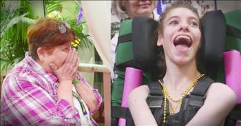 When the Fox5 Surprise Squad heard that a local school for kids with special needs was throwing a graduation they knew they wanted to pitch in and help. The parents of these kids already spend so much money on medical care the school didn't want them to pay for an expensive graduation. So the school and their principal Jeane Reynolds planned to throw a small graduation with what ever money they could scrape together. Well that wasn't good enough for the FOX5 Surprise Squad, who knows these kids, their parents and these incredible teachers deserve to truly celebrate. So with help from a local party planner and lots of generous companies in the area, they planned the greatest graduation ever. When you see the looks on the faces of the staff, parents and kids when they walk through those gym doors you'll start getting all misty-eyed! What a beautiful gift for an incredible group of people! 