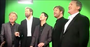 When the Gaither Vocal Band join together to sing an amazing a cappella rendition of the National Anthem, they create something beautiful. Their voices are amazing gifts from the Lord and blended together they sound incredible. This is how The Star-Spangled Banner was meant to be sang. Who else agrees?