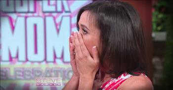 Darcey was on vacation at the family's cabin playing with her kids in the creek when she noticed a baby boy floating in the water. When she reached in and grabbed 18-month-old Caden she immediately knew he was dead, but this momma refused to give up hope. 

She sent her kids away and told them to call 911. She immediately started CPR on the little boy. Thankfully, her determination paid off and by the time the ambulance got to them, Caden had a heartbeat and was breathing on his own. There is no doubt that this little boy is alive today because of this super mother. 

Now she is getting recognized for her incredible act and she got an even bigger surprise, a reunion with Caden and his mom. God bless this hero momma!