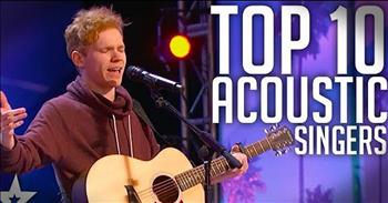 Acoustic musicians make for some of the most memorable talent auditions. And this list of the top 10 best male acoustic auditions is absolutely spot on.

I love taking a look back at some of my favorite performers and others that I had never seen before.

What a group of talented and skilled individuals. I can't wait to see what these guys do next. Wow!