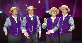 The incredibly talented men of the barbershop quartet, Main Street, never fail to impress with their harmonious covers. And now they are singing one of my all time favorite songs 'Smile'. 

Whenever I feel down, this special song always reminds me to turn that frown upside down and look for hope in tomorrow. T

his beautiful version of the song just speaks to my heart. I think I could listen to this all day!