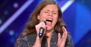 13-Year-Old 'I'll Stand By You' Audition Earns Golden Buzzer