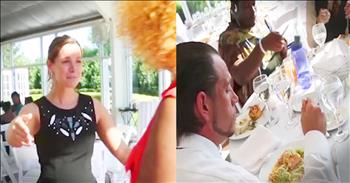 Sarah Cummins was all set to wed her fiance in a lavish wedding ceremony. But, unfortunately, she had to call off the wedding at the last minute. 

It was too late to cancel on the catering and reception venue, so Sarah decided to  something incredible. Instead of letting the food and venue go to waste, Sarah invited the homeless people in her community to come enjoy a catered meal and a fun night out. 

Sarah's generosity even during a really tough situation speaks volumes about her incredible heart. What an unbelievable gift she gave to the people in her community and they will certainly cherish this moment for years to come!