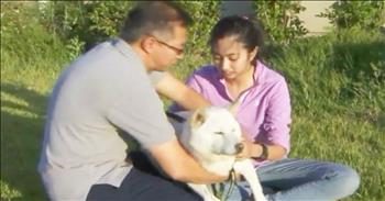 Army Veteran Alex Siggins was outside with his children when he spotted a lost dog in danger. He could visibly see the dog was in trouble and needed help fast. That's when Alex saw that the lost dog was surrounded by vicious coyotes. 

Siggins carefully approached the pack and snatch up the injured dog just in the nick of time. The coyotes were very aggressive and dangerous but Siggins thankfully came out unharmed.

Later on, Siggins found a flier for a dog that was lost two days prior and it was the exact same dog he had just rescued. He went on to reunite the dog with his owner.

I'm so glad God put this man in the right place at the right time! 