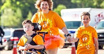Robbin and Steven Brydges always wanted to be parents and when their quest for adoption led them to 8-year-old Dawson they were thrilled. Then, they found out that Dawson had an 11-year-old brother, Dalton, who has Cerebral Palsy and epilepsy. 

They knew that no matter what challenges life may bring these brothers needed to be together. Dawson had been praying that someone would adopt him and his brother so they could stay together forever, and the Brydges were the answer to that sweet boy's prayer. 

Now this beautiful family is growing in the most incredible ways. And seeing them together will fill your heart with joy!
