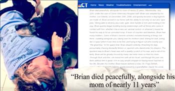 When Lee adopted her rescue dog, Brian, she had no idea what struggles he would help her through. Sadly, Brian recently passed away.

Lee wanted to honor this special and the 11 years they spent together, so she sat down and wrote her sweet pup an obituary. Originally, she just wanted to share the message with close friends to help give her some closure, but now she is getting messages from folks all over the world. 

Lee is not alone in wanting to honor her best friend and her message has brought comfort and joy to many grieving hearts. What a beautiful tribute to this beloved dog!