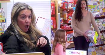 The hit television show What Would You Do sets out to see how normal people will act in uncomfortable situations. In this clip, the creators wanted to see how customers would react to a nanny being verbally abused by the child she was caring for. 

They set up actors in a local store and watched as the young girl berated her caretaker. And when these strangers stepped in and stood up for the poor woman, I was cheering from my computer screen. 

I'm so glad they decided to say something during this difficult situation. What would you do in this instance?