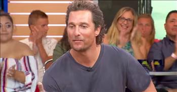 Nearly 9 years ago, God blessed actor Matthew McConaughey and his wife, Camila, with a little boy. They decided not to find out the gender until the birth, but they had a list of names ready to go. 

McConaughey admits that he strayed from the Lord for a while, but his wife's steadfast faith brought him back. One of McConaughey's favorite verses is Matthew 6:22 and they considered naming their child Matthew Jr., if it was a boy.

They found out that Levi is another name for Matthew in the bible so when their son was born at exactly 6:22 pm, they knew exactly what to name him. I'm so glad the Lord is playing on the heart of this Hollywood actor. 