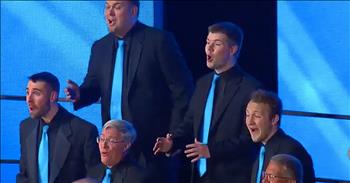 There's no doubt that the gentlemen from Midwest Vocal Express have talent. This barbershop harmony group can blend their voices together in the most amazing way. 

Just listen as they perform the classic Disney song 'A Whole New World' from the movie Aladdin. I've heard this song hundreds of times, but this stripped down rendition is so pleasing to the ear. You truly feel the impact of the lyrics with each note that is sang. 

I'm so glad that this group is sharing their talents on a big stage for all the world to hear. Who else is going to listen to this one again?