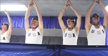 These gentlemen may be retired, but that's not stopping them from living it up. Just watch as they hilariously perform an 'Olympic' synchronized swimming routine. 

The audience can barely make it through the first move before they were all cracking up in laughter. I'm so glad that these men are able to bring a smile to the faces of others and I'm even more happy that they aren't letting their age get in the way. 

What was your favorite part of this performance? I don't think I can choose just one!