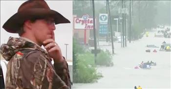 Reed Goodman and his family heard a call from God and they're ready to answer. These 3 kind gentlemen teamed up together and drove their boats down from Victoria, Texas to help rescue victims from Hurricane Harvey. 

Reed recently moved from North Dakota to Texas and hadn't been able to find a job. After this natural disaster, he knows that God brought him to Texas to help those in need.  Along with his father and brother, Reed knows that each of their boats can aid helpless victims. 

By the grace of God, a local family in Texas opened up their home to the all of the Goodman men and are helping house them while they start the rescue efforts. I'm so glad these men followed God's call. What Good Samaritans!