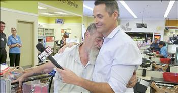 The FOX5 Surprise Squad is known for their random acts of kindness all over the community. Today, they decided to visit a local supermarket and pay for some deserving shopper's groceries. 

Each person was just as stunned as the next and the gratitude showed on their face. Even the cashiers were overcome with emotion at this special moment. But when Dave Hall and the Surprise Squad met Larry Robeson, a Vietnam veteran who has made it his mission to give back, they were the ones left touched. 

This man's incredible story will leave a mark on your heart and I'm so glad he was able to get the kindness he truly deserves. 