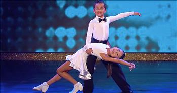 9-year-old Joshua and Kerry are truly a talented duo. Just watch as the glide around the Little Big Shots UK stage with their dance performance. 

At first, I thought this was going to be a traditional slow number, but when the musical changed, I was tapping along with them. I can't get over all the talent this young pair possesses and to see them follow their dreams on stage is absolutely incredible. 

Who else is in awe of this precious pair? I can't wait to see what they do next. 