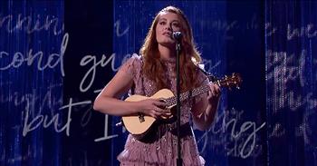 Deaf singer Mandy Harvey has been making waves with each one of her incredible performances on America's Got Talent. Today, this talented musician is back on stage with an original song titled 'This Time.' 

What a beautiful performance of this amazing new song. Mandy is truly a talent like no other and I'm so glad she's sharing her gift with the rest of the world. 

It's been an incredible journey on this talent show and I know whatever Mandy does next will be just as great. 