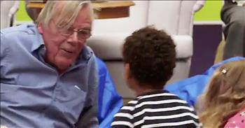 When a group of children recently visited a nursing home, some of the residents didn't know what to expect. They imagined lots of noise and disruption but what actually happened warmed my whole heart.

These children walked right into the building full of joy and happiness. They immediately bonded with the residents and included them in their playtime. They even got one of the skeptical residents to join in on the fun. 

I just love how these innocent children can bring such light into a place. Who else is grinning from ear to ear right now?