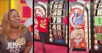 The Price Is Right broke history last week when the wheel spin gave away a total of $80,000 to three contestants. On this particular episode, the iconic show was celebrating their 46th season. They decided to give away $10,000 to anyone who spun a total of one dollar on the wheel. 

One by one, each contestant took their turn and imagine their surprise and excitement when they all hit one dollar. The crowd started to go wild as they stepped back up for a tie-breaker spin. 

That's when something even more incredible happened and two of the contestants landed on one dollar again. Once it was all over, the game show had given away a record-setting $80,000 during the wheel spin. What an incredible moment! 