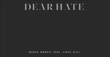 Country music singer Maren Morris is known for her incredible vocals. Currently, Maren is hard at work on her new album and was getting ready to release a new single in the next few months. 

But after the tragic events that took place in Las Vegas she made the decision to release one of her songs early. 'Dear Hate' is a powerful song that addresses the state of our country at the moment. She is joined by Vince Gill and together they are sharing and incredible message. 

Just listening to these lyrics has brought peace and hope to millions of people during this difficult time. Just remember that love always wins and that God's in control. We're praying for you Las Vegas. 