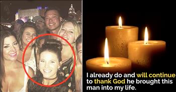 This young woman survived the tragic shooting in Las Vegas. When bullets began to ring out, her husband used his own body to shield her. 

As they tried to run for safety, she became separated from her husband and friends. Thankfully, a group of girls grabbed her hand and ran with her. Then, as she tried to climb over a fence, her boot became stuck and a stranger helped pull her free.

Over and over again, strangers came together to help others. This heartfelt thank you is for all of those helpers during this tragic situation. What a great reminder that God's love shines through even in the face of evil. 