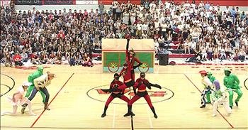 Pep rallies at Walden Grove High School aren't like your ordinary pep rallies. Just watch as their talented dance team bursts onto the floor with an incredible performance inspired by Disney movies. 

They start off with 'Toy Story' and tell the classic tale of Woody and Buzz. These talented teens include every style of dance that you can think of to pull off this stunning dance number. I just love seeing all my favorite characters from 'Finding Nemo,' 'Up,' and 'The Incredibles' and more. 

This group has packed so much action into their pep rally routine that I'm going to have to watch it more than once to catch it all. Who else wishes their high school pep rallies were more like this?