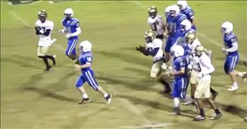 Every now and then you see something truly special happen. And what happened at this high school football game is one of those amazing things. Senior Sepp Shirey was born with Cerebral Palsy and in the final home game of the football season, he wanted more than anything to score a touchdown. His team, the Atlee Raiders, was thrilled to offer Sepp this chance and planned to help him run the ball two yards for his touch down. 

That's when the Raider's coaches contacted the opposing team, the Blue Devils, to see if they would go along with the plan. Of course the coaches said yes and made sure to tell their players all about it. And then something wonderful happened. The rival Blue Devils decided they wanted to give Sepp a truly memorable play. So they planned to help him run the ball 80 yards into the end zone. When you see this incredible moment and how Sepp gave it his all, you'll be moved. You know that when he collapsed over that line he was exhausted but filled with a joy like no other. 

Seeing these young men put pride and competition aside to come together for one good is something I'll never forget. What a moment to witness!