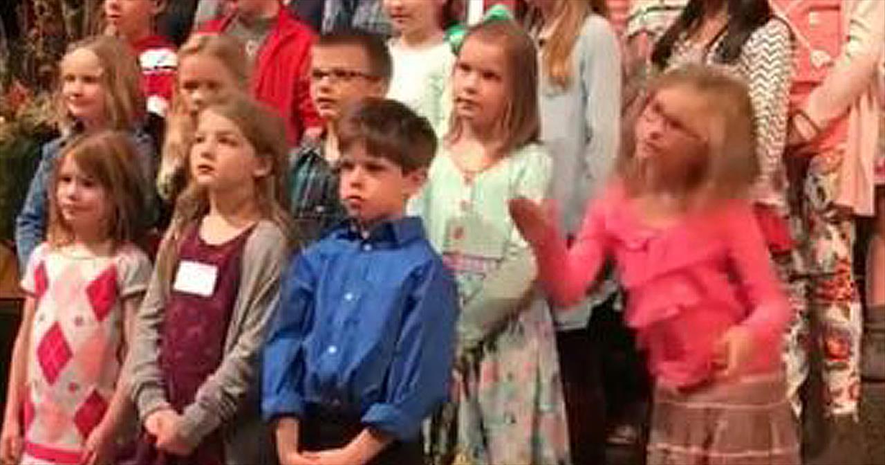 Girl Dances To 'Old Church Choir’ Cute Videos