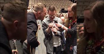 Matthew West Duets With Boy With Down Syndrome