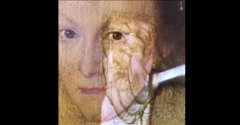 We've all seen old paintings in galleries and museums that have that yellow look to them. I always thought this was just old age, but what I didn't know is that sometimes it is just really ancient dust and grime. 

Nowadays, there are highly trained people who not only know what the grime is, but also how to get rid of it to restore the painting to its former glory. Just take, for example, the folks at the Philip Mould Gallery who are incredibly talented restorers that specialize in the meticulous task of restoring pieces of art. 

In this particular video, one of those specialists was working to unveil the condition of a Jacobethan portrait of an unknown woman that was painted around 1617. The video shows a goop like substance being spread on the painting and then the true beauty is revealed. 

Watching as the varnish of dirt melts away before your eyes is truly incredible. I was captivated watching her beauty come through years of wear! Who else wants to see more?