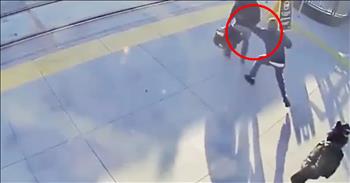 This viral video of a stranger saving a blind man from a train is taking the internet by storm. Now, people from all over the world are praising this Denver man's heroic actions. 

Just watch this nail-biting security camera footage and you can visibly see a blind man walking closer and closer to the train tracks. Thankfully, just in the nick of time, this heroic bystander jumps in to pull the blind man back a few feet to safety. 

Then, not even five seconds later, the train came barreling down the tracks at full speed. Moments like these remind all of us to continually be aware of our surroundings. There's no doubt that God was clearly watching over this blind man and used this Good Samaritan to save his life. 