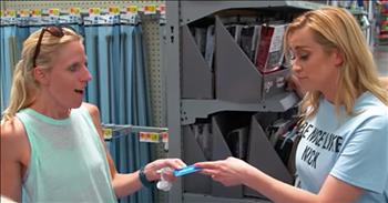 When talk show hosts Kellie Pickler and Ben Aaron heard about a Walmart employee's act of kindness, they were inspired. 20-year-old Nick Tate made headlines when he decided to pay for a customer's groceries when they were not able to. 

Now, Kellie and Ben are hoping to be like Nick as they surprise unsuspecting Walmart shoppers with a little kindness. Just watch as they find strangers out shopping and hand them gift cards to pay for all of their groceries. Everyone is so overwhelmed by this gracious act that the emotions range from cheers to tears. It's truly amazing how one person's simple act of kindness can help start a movement across the nation. 

I'm so glad that Kellie and Ben were inspired to give back and I hope others are called to do the same. If we are all a little bit more like Nick, this world will be such an amazing place. What do you think of this grocery surprise?