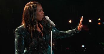 When Keisha Renee steps on The Voice stage, there's no doubt that this girl is a rising star. She's been impressing the judges and audience all season long with her powerful vocals and passionate performances. 

Today, she's singing a Celine Dion classic and it completely blew me away. Just listen as she belts out 'All By Myself' surrounded by an incredible orchestra. This power ballad truly showcases Keisha's vocal talents and she definitely deserves to be competing on this stage. Anytime you pick a Celine song, you know there are going to be some tough notes but Keisha nailed every single one of them. 

I don't think we've seen the last of this talented performer. What do you think of this performance? Do you think Keisha will take The Voice title?