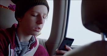 All throughout the Christmas season, this teenager was on his phone. While the family visited relatives, played in the snow and enjoyed time together, this young boy constantly had his phone on him. 

Just when I started to get really irritated that he was not cherishing the holiday moments, Christmas day arrived. As everyone woke up and started to open their presents, this teenager reached for his phone and pressed play. That's when the most amazing movie began to play on the television screen. 

All season long, this young man had been recording his family and all of their special moments. Each Christmas memory was ll there for the family to enjoy for years to come. The entire time that he had his 'head in the phone' he was actually recording the memories to make this special gift. The entire family was overcome with emotion and that hug between father and son nearly sent my heart over the edge. 

This advertisement will truly tug at your heartstrings and it's one you don't want to miss. Remember to cherish the moments this Christmas season. 