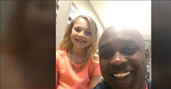 Officer “Popsey” Floyd and 10-year-old Adrienne Burke have a special relationship. This police officer attends father-daughter dances with her and it's meant the world to this little girl. Katie Burke, Adrienne’s mom, is a single mother of four children and does not have any family close by. 

So, Officer Floyd has made himself available to give fatherly advice whenever it's needed. He's even become a part of their family and they refer to him as “Uncle Floyd.” When Adrienne was having a hard time, Katie called Uncle Floyd and he sat down and talked to her. The guidance from this officer has made the biggest impact on Adrienne's life. 

Since he has been a father figure in her life, Adrienne thought he might want to be a part of the special father-daughter dance. She asked Officer Floyd to be her date and he just could not turn down the offer! The two of them had such a blast and danced the night away. What a heartwarming relationship! 