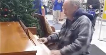 When this gifted gentlemen walked into the Norwalk Goodwill in Norwalk, Ohio no one knew quite what to expect. But then he sat down at the store piano and started to play the most amazing tune. This talented man happily pounded the keys for this energetic rendition of 'Alley Cat.' 

I hadn't heard this tune in so long but this performance will definitely be one to remember. There's no doubt that this man it putting his all into the piano performance and it's caught the attention of the entire store. Just look as everyone gathers around and starts to clap and take pictures of this incredible number. 

This is definitely not something you see everyday but I wish we did. I would've loved to be in that store to see this piano player in person. I bet there were a whole lot of smiles in this Goodwill that day! What do you think of this surprise piano performance?