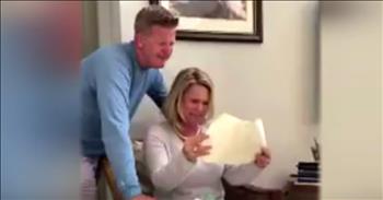 21-year-old Pavin Smith is an up and coming baseball player. Recently, he was chosen as the seventh overall pick in this year's amateur baseball draft. Pavin signed with the Arizona Diamondbacks and they gave him a $5 million sign on bonus. A lot of young people would've spent this kind of money on material possesions, but Pavin knew exactly what he wanted to do with a portion of it. 

Just watch as his parents open a letter from Pavin and begin to read it out loud. This heartfelt note tells his parents how much he appreciates their love and support over all the years and that he wouldn't be where he is today without all of their hard work. 

Finally, Pavin writes in the letter that he has paid of his parent's mortgage and when they read this part, the tears are almost instant. What an amazing gift from this sweet son. I know his parents must be so proud!