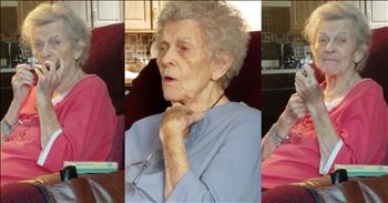 Grandma With Alzheimer's Plays The Harmonica