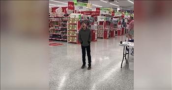 There's no doubt that 10-year-old Calum Courtney has an incredible voice. And this young man knows exactly how to use it. Calum has a mild form of autism and that inspires him to sing and help others. 

Today, Calum is showcasing his talents at the local grocery store and it's absolutely amazing. He's standing in the middle of the aisle and singing his heart out to Smokey Robinson's classic 'Who's Lovin' You.' I can't believe such a big voice is coming out of this young man. He has no hesitation and with each and every not, Calum gets better and better. There's no wonder that he's drawing the attention of the entire supermarket. 

Calum is such an inspiration for us all to follow our dreams and not lot anything get in our way. I'm so glad this special moment was caught on camera and I can't wait to see what Calum is up to next!