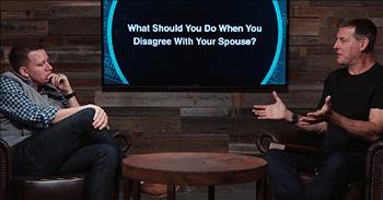 Sometimes in marriage, a disagreement will occur. This is one of those factors that you must work through together as a couple and how you handle the situation will greatly determine how the future goes. 

While everyone posts their happiest moments on social media, there are hardly any mentions of fights or struggles between couples. Because of this, some may feel that a disagreement is wrong or means they have a bad marriage. So, as Christians, what should we do when we disagree with our spouse? 

This is the topic that Pastor Todd Wagner from Watermark Community Church is discussing today. He takes a look at The Bible and what scripture says about marriage and disagreements. He even shares some stories from his own marriage and how he and his wife are able to move forward after disagreements. 

I love how he is able to take tough topics and break them down into words that we can all understand. This in-depth look into scripture will truly open your eyes to this topic. What do you think of Pastor Todd's discussion?