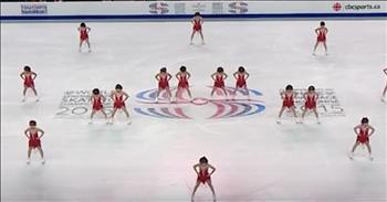 The 2015 World Synchronized Skating Championships was full of talent and grace. There were so many amazing performances that year but one particular routine has the entire internet talking. 

Just watch as 16 women's figure skaters take to the ice for one amazing performance to 'Proud Mary.' At first, the routine starts out slow but before you know it, they pick up steam and really start to get into their number. I know that ice skating isn't easy but I can't even imagine trying to skate with 15 other girls in perfect synchronicity. 

It's obvious these women put a lot of heart, soul, and practice into this routine and it absolutely shows. Every single twist, turn and jump matches up perfectly and it's amazing to watch. Who else is in awe of this performance? 
