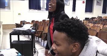 2 Voices Sing Chris Tomlin's 'How Great Is Our God'